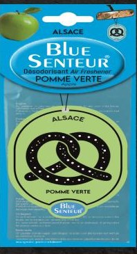 Blister Blue Senteur senteur Pomme verte