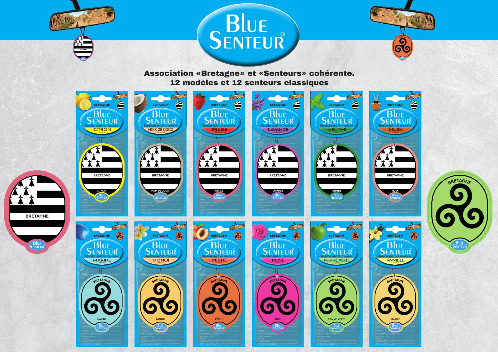 Collection Blue Senteur® Bretagne, disponible en 12 senteurs