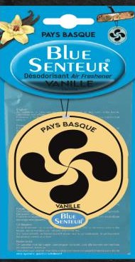 Blister Blue Senteur senteur Vanille