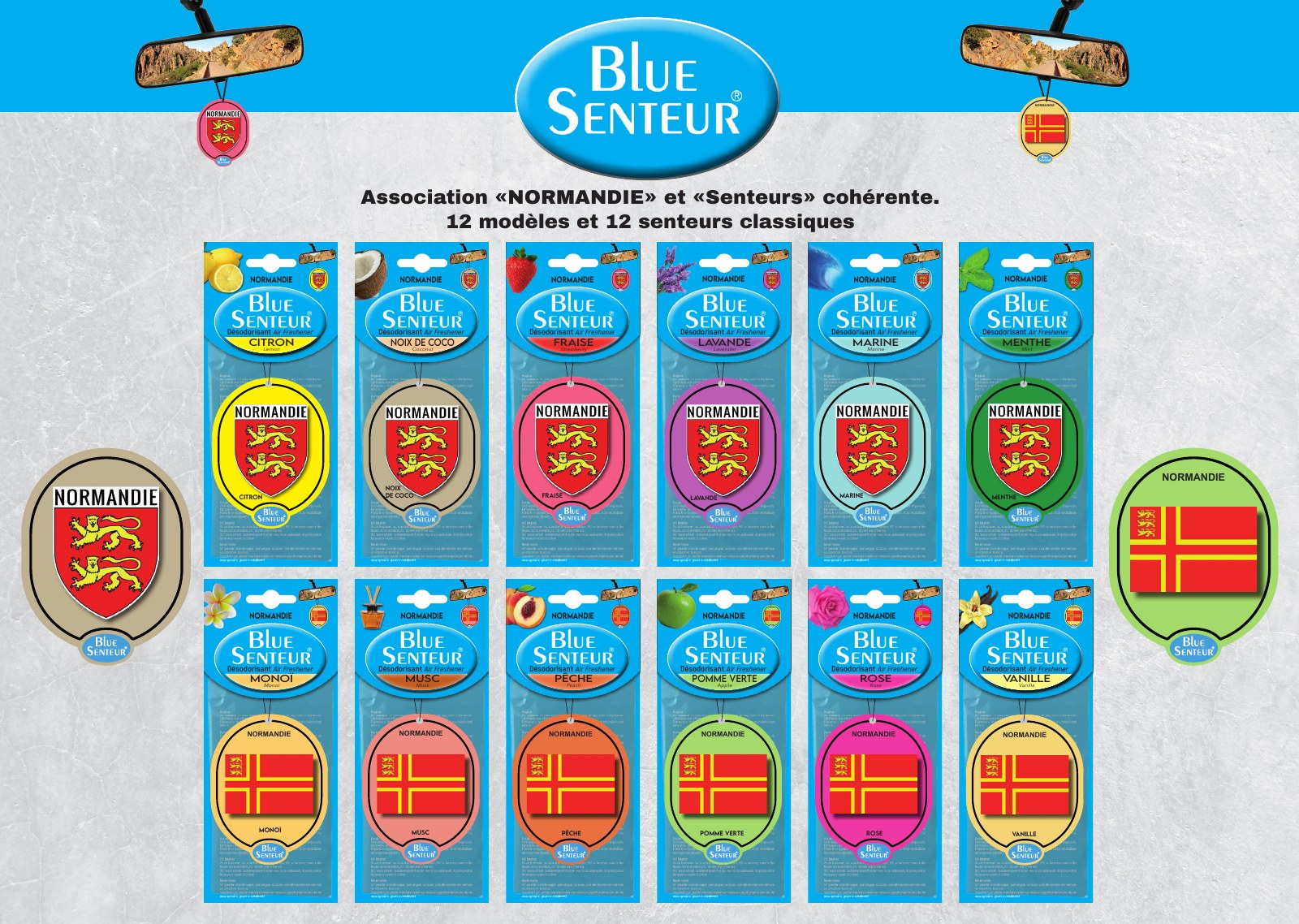 Collection Blue Senteur® Normandie, disponible en 12 senteurs