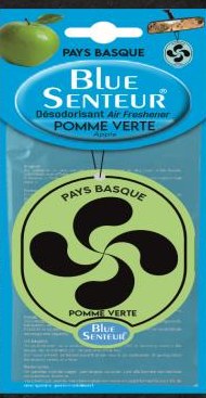 Blister Blue Senteur senteur Pomme verte