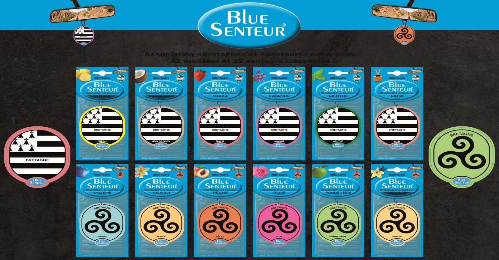 Plaquette de présentation Blue Senteur — gamme Bretagne